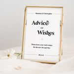 Advice and Wishes Sign - Personalised