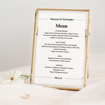 Food Menu - Personalised