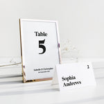 Soho - Wedding Table Number