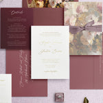 Sophia - Foil Pressed Wedding Invitation Suite