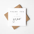 Modern Thank You Teacher Card