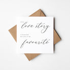 Romantic Valentine's or Anniversary Card