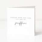 Greeting card with romantic text on a white background