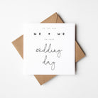 Mr & Mr Congratulations Wedding Day Card