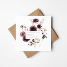 Classical Floral Personalised Wedding Day Card - Elle Bee Design