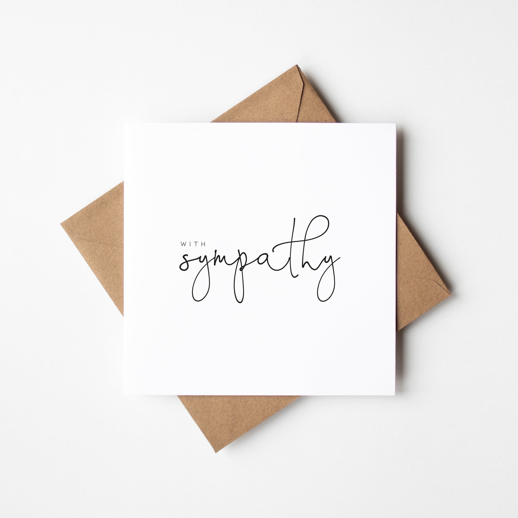 Modern With Sympathy Card