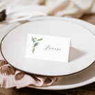 Elegant Botanical Wedding Place Card - Warwick Collection, Elle Bee Design