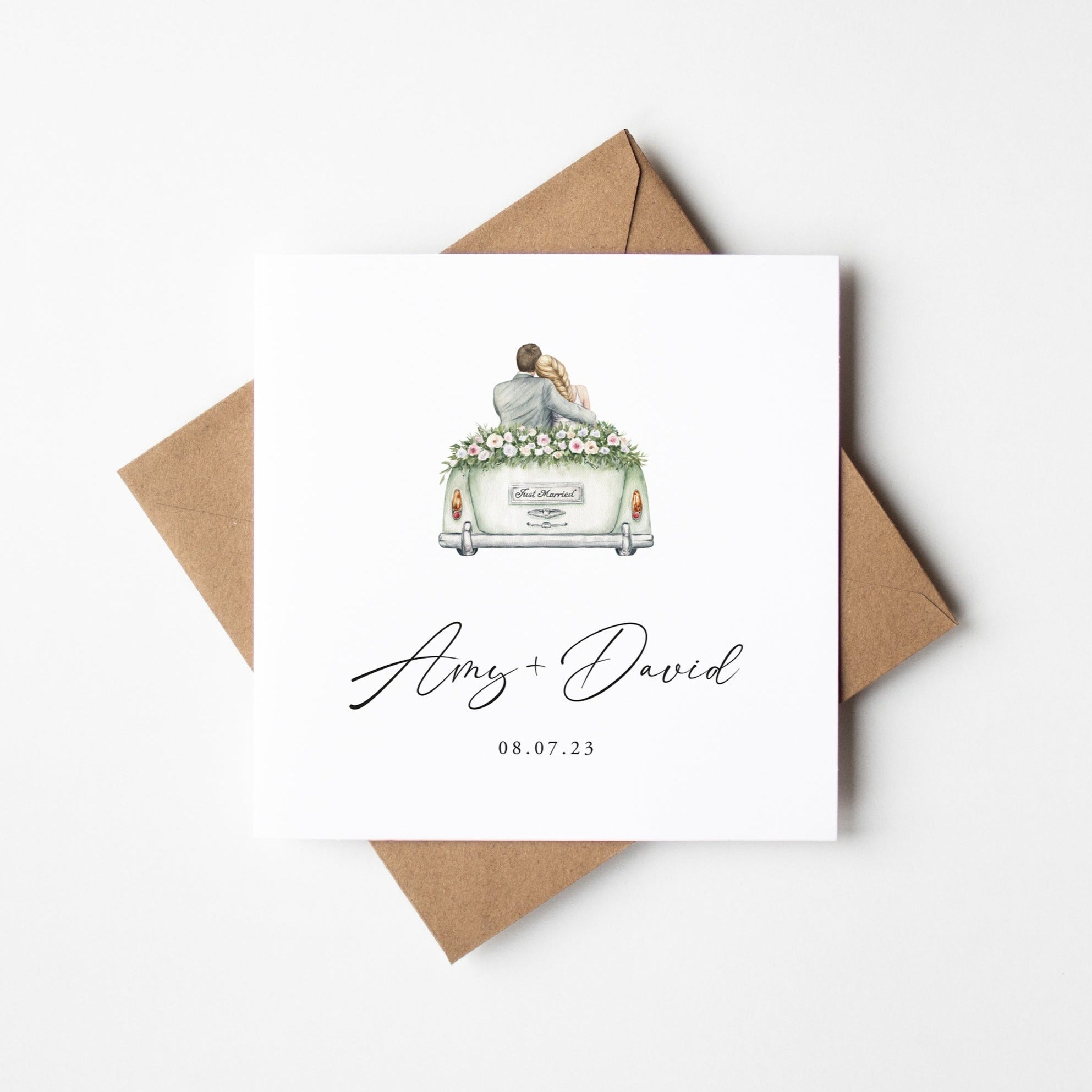 Personalised Wedding Congratulations Card