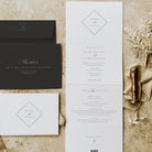 Elegant Concertina Wedding Invitation - Willesden Collection, Elle Bee Design