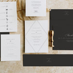 Elegant Luxury Wedding Invitation Suite - Willesden Collection, Elle Bee Design