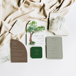 Woodgreen - Shaped Invitation Suite