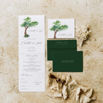 Woodgreen - Concertina Wedding Invitation