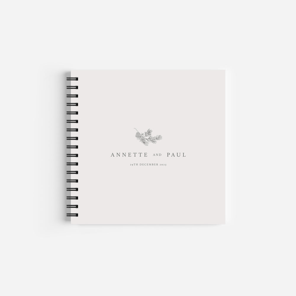 Winter Wedding Guestbook - Angel Collection, Elle Bee Design