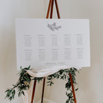 Winter Wedding Seating Plan - Angel Collection, Elle Bee Design 
