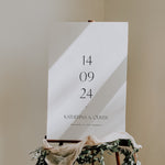Modern Wedding Welcome Sign - Belmont Collection, Elle Bee Design