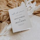 Elegant Order of Service Booklet - Bond Street Collection, Elle Bee Design