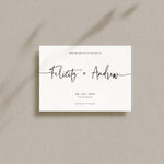 Modern Save the Date Card - Bredon Collection, Elle Bee Design