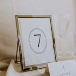 Burley - Wedding Table Number