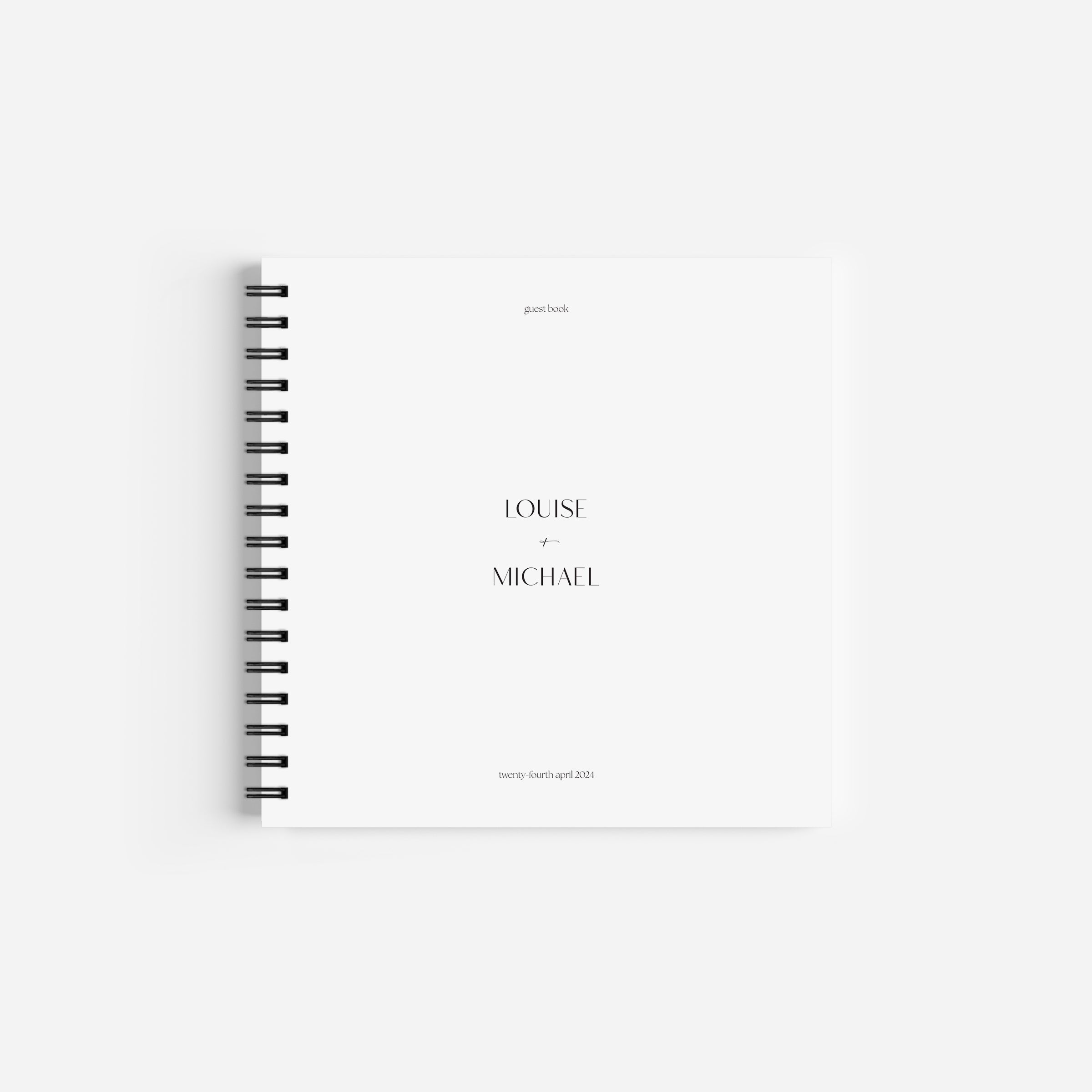 Minimalist Wedding Guest Book - Camden Collection, Elle Bee Design