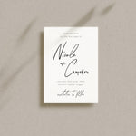 Modern Script Save the Date Card - Chelsea Collection, Elle Bee Design