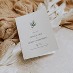 Botanical Order of Service Booklet - Hyde Park Collection, Elle Bee Design