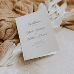 Classic Wedding Order of Service Booklet - Kensington Collection, Elle Bee Design