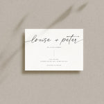 Modern Script Save the Date Card - Portobello Collection, Elle Bee Design