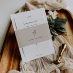 Simple Vintage Wedding Invitation Suite - Shoreditch Collection, Elle Bee Design