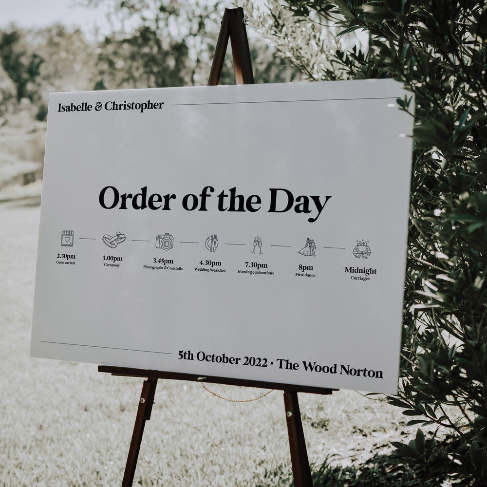 Soho - Order of the Day Sign