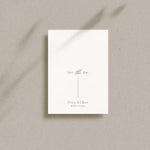 Simple Wedding Save the Date Card - Victoria Collection, Elle Bee Design