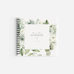 Greenery Wedding Guestbook - Warwick Collection, Elle Bee Design