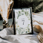 Warwick - Wedding Table Number
