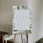 Greenery Wedding Seating Plan - Warwick Collection, Elle Bee Design