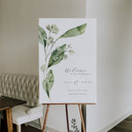 Greenery Wedding Welcome Sign - Warwick Collection, Elle Bee Design