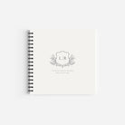 Monogram Crest Wedding Guest Book - Westminster Collection, Elle Bee Design