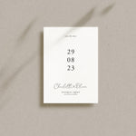 Modern Wedding Save the Date Card - Windsor Collection, Elle Bee Design